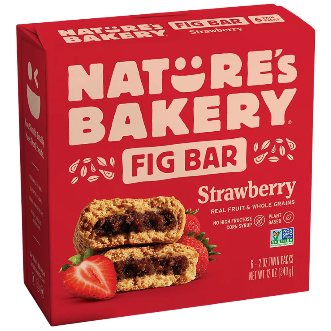 Strawberry Whole Wheat Fig Bars (6 CT)
