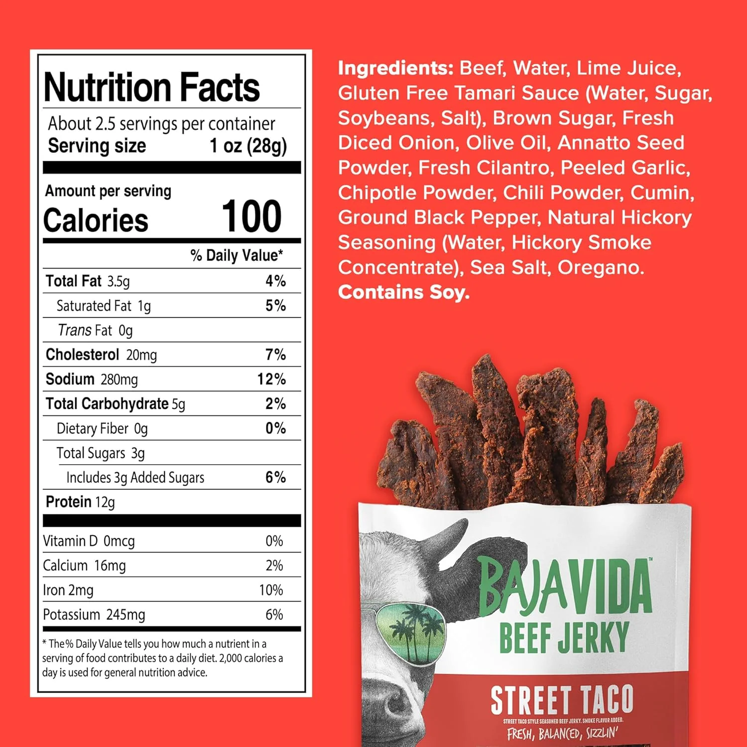 Street Taco Beef Jerky (12 Pack) - Image 5