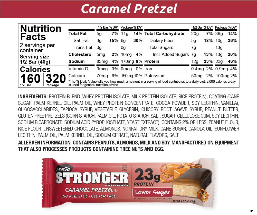 Stronger Caramel Pretzel Bar - Image 2