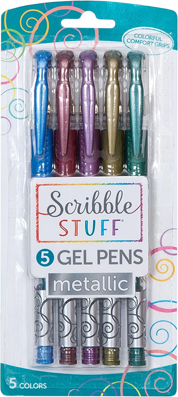 Stuff Metallic Gel Pen (5 CT) - Image 2