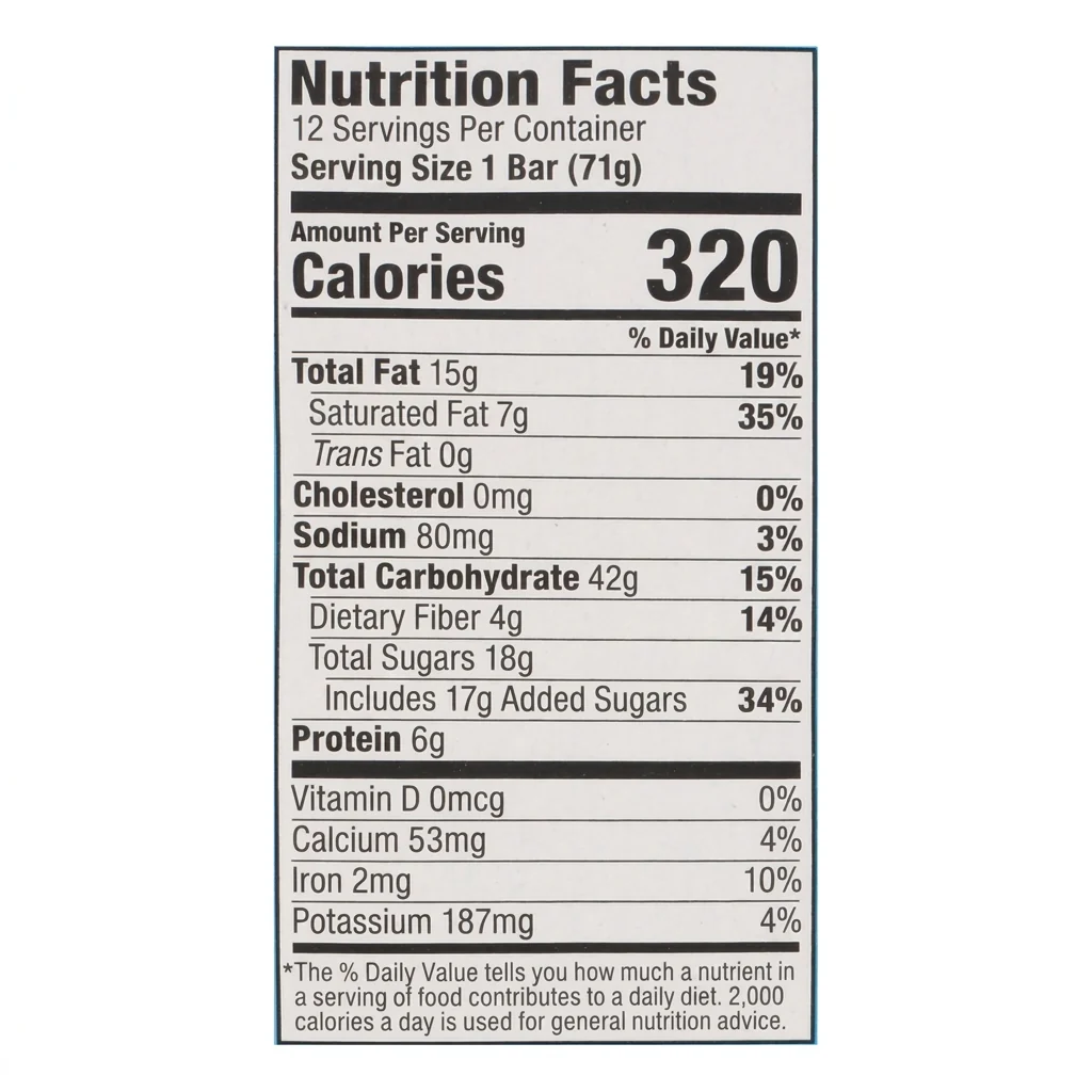 Stuff'd Chocolate Almond Butter Oat Bar (12 CT) - Image 2