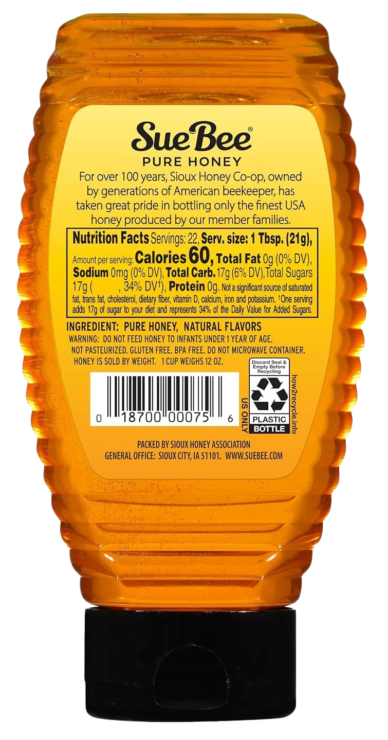 Sue Bee Infusions Lemon Flavored Honey - Image 3