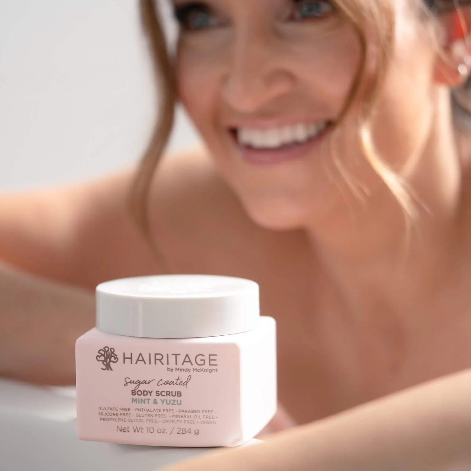 Sugar Coated Mint & Yuzu Scented Exfoliating Body Scrub - Image 2