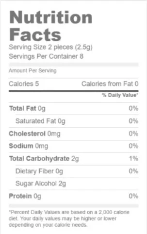 Sugar-Free Bubblegum Gum (16 Pack) - Image 3