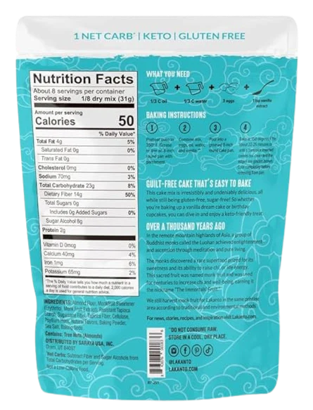 Sugar Free Keto Vanilla Cake Mix - Image 2