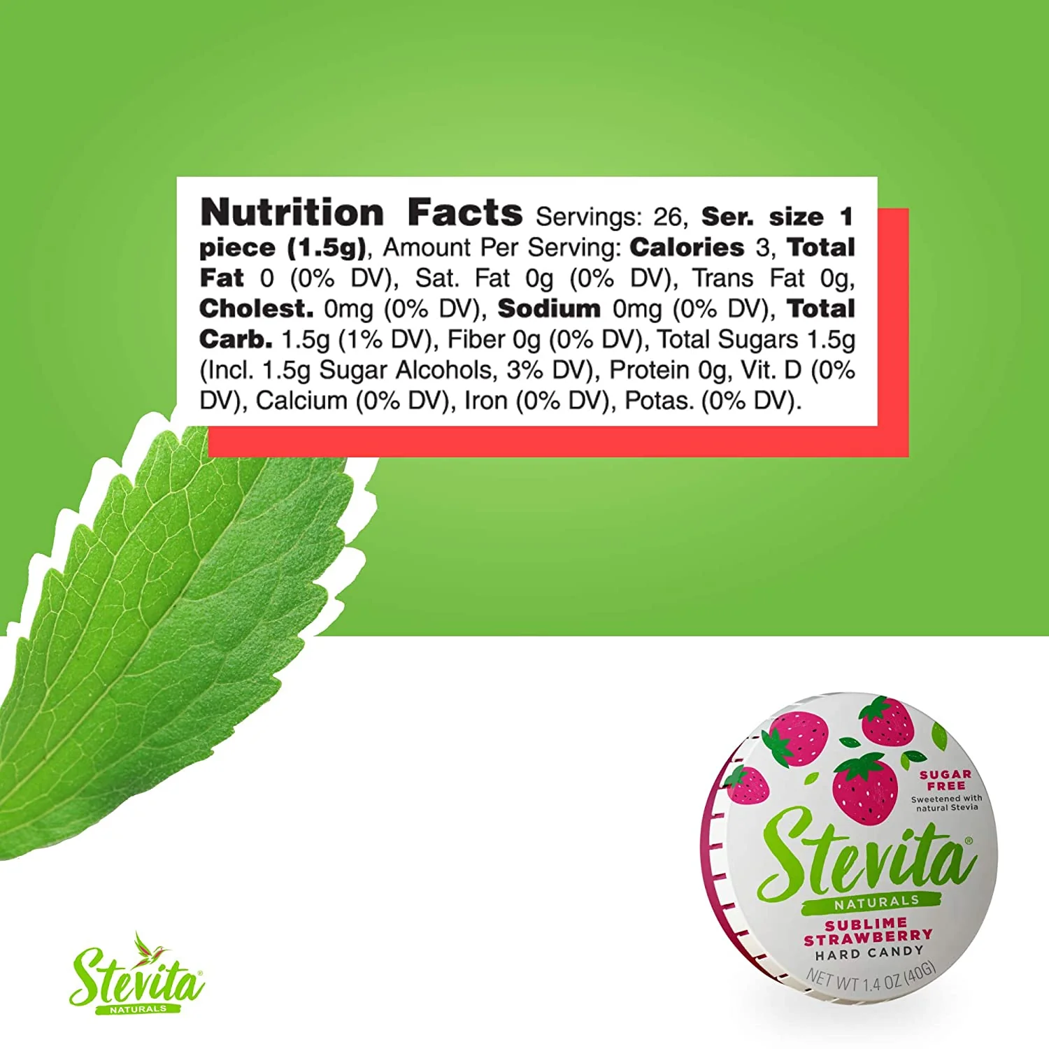 Sugar Free Strawberry Hard Candy - Image 3