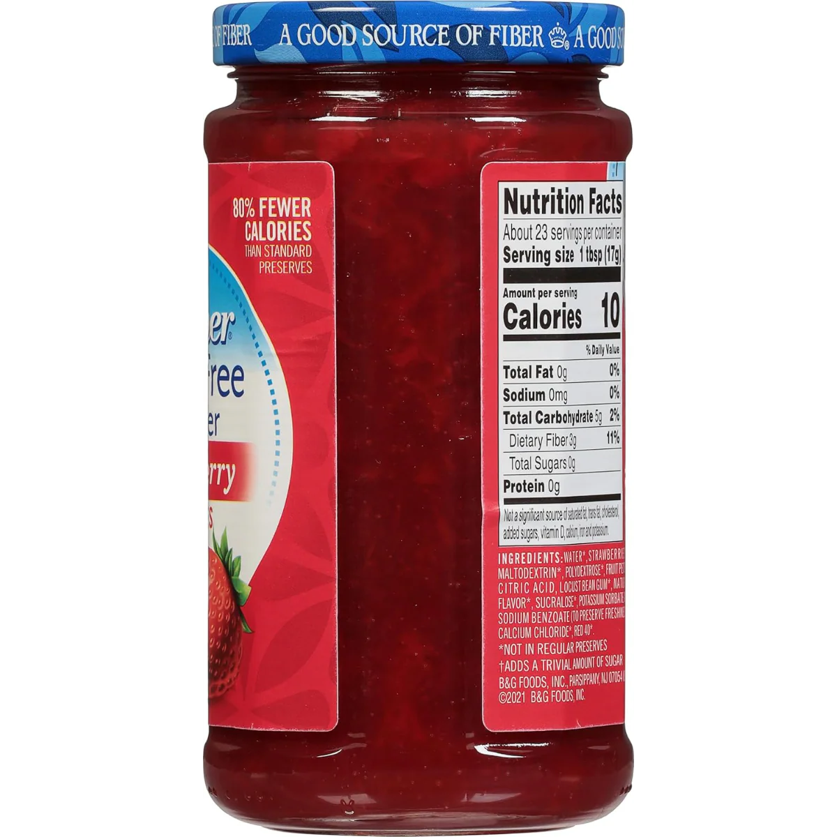 Sugar Free With Fiber Strawberry Preserves - Image 2