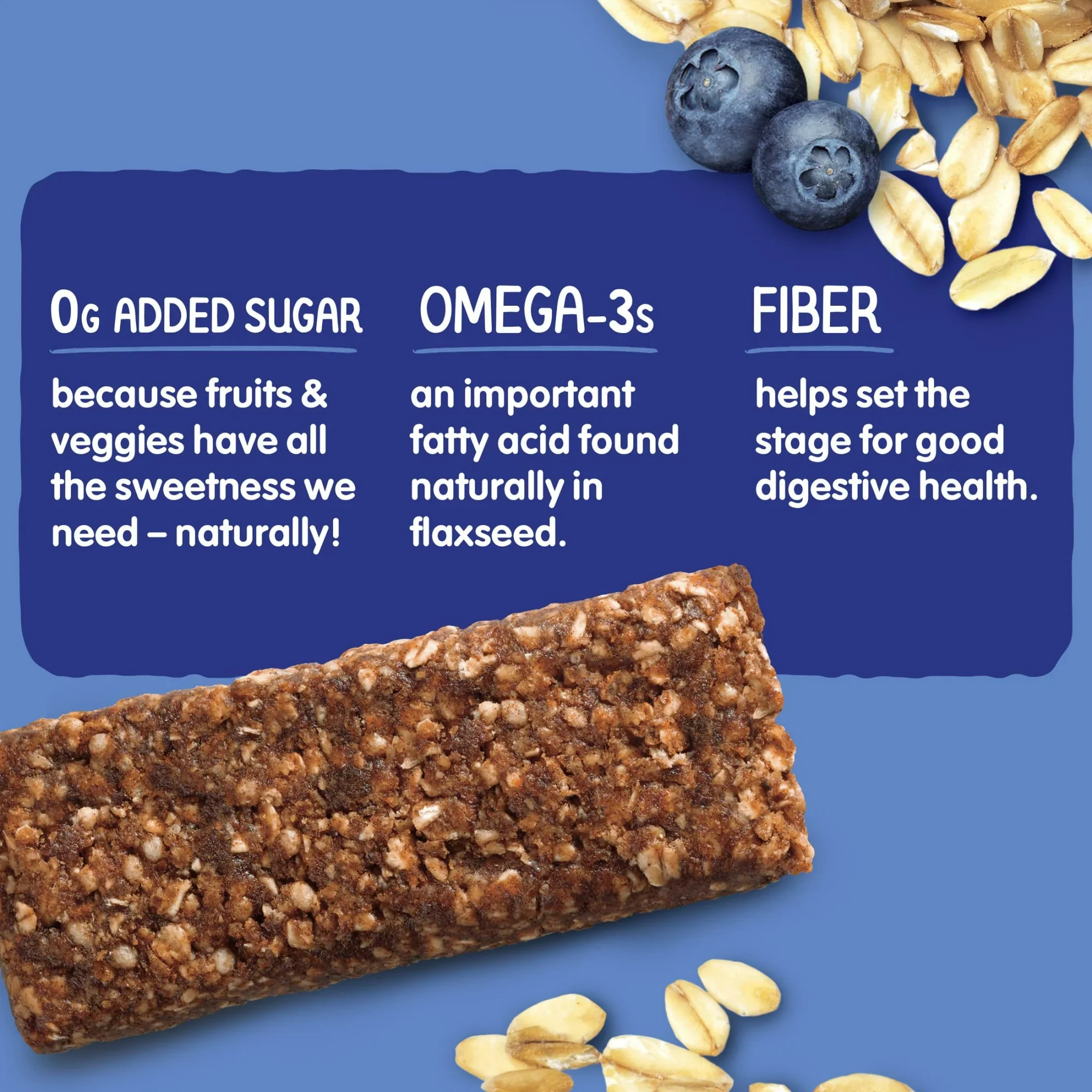 Super Morning Organic Blueberry & Oatmeal Oat Bars (5 CT) - Image 3