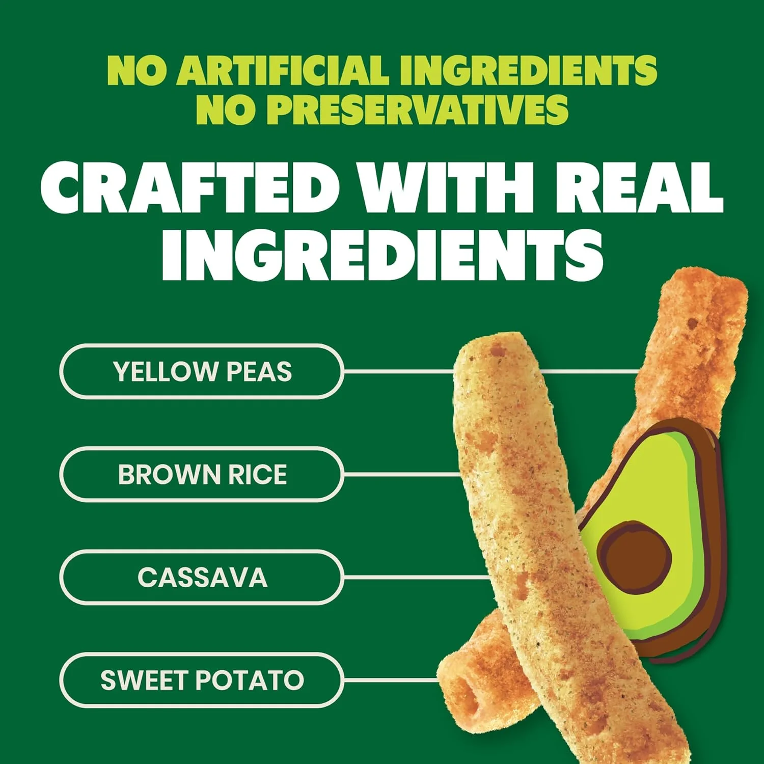 Super Veggie Straws With Avocado Oil - Sea Salt - Image 4