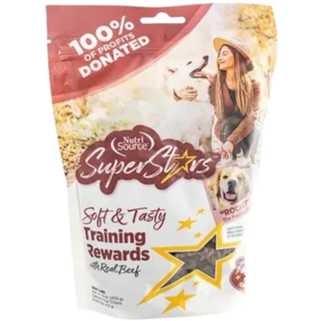 SuperStars Soft & Tasty Training Rewards - Beef Dog Treats