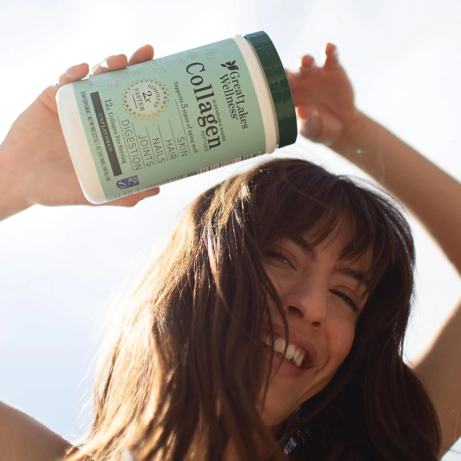 Sustainable Marine Collagen Peptides for Skin, Hair, Nails, Joints & Digestion - Unflavored - Image 4