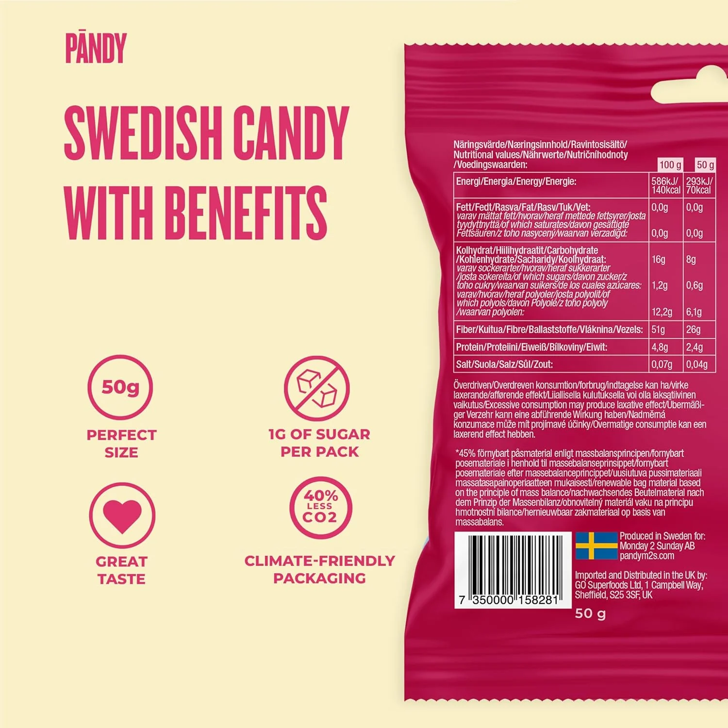 Swedish Sour Cherry Candy (14 Pack) - Image 4