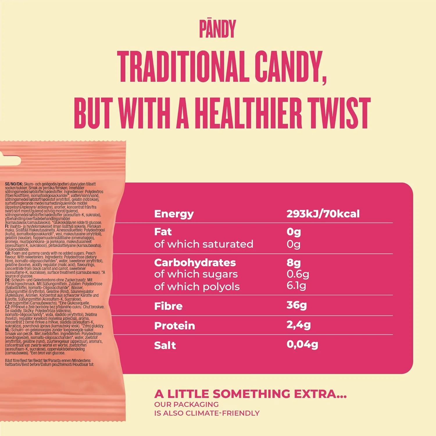 Peach Rings Swedish Candy (14 Pack) - Image 2