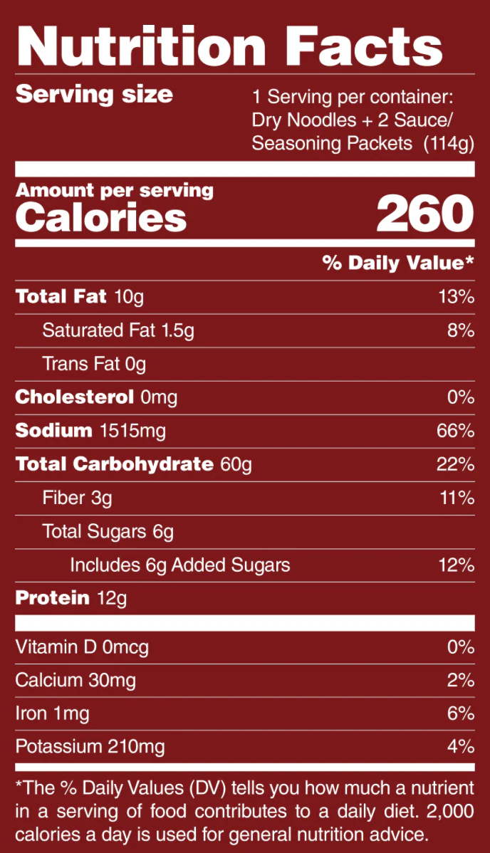 Sweet And Spicy Noodles (6 CT) - Image 6