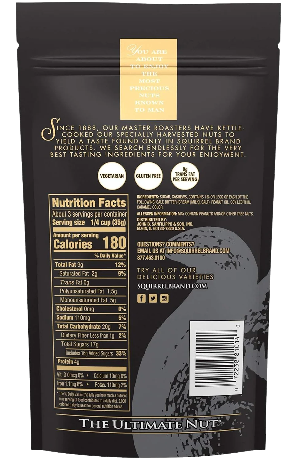 Sweet Brown Butter Nut Cashews - Image 4