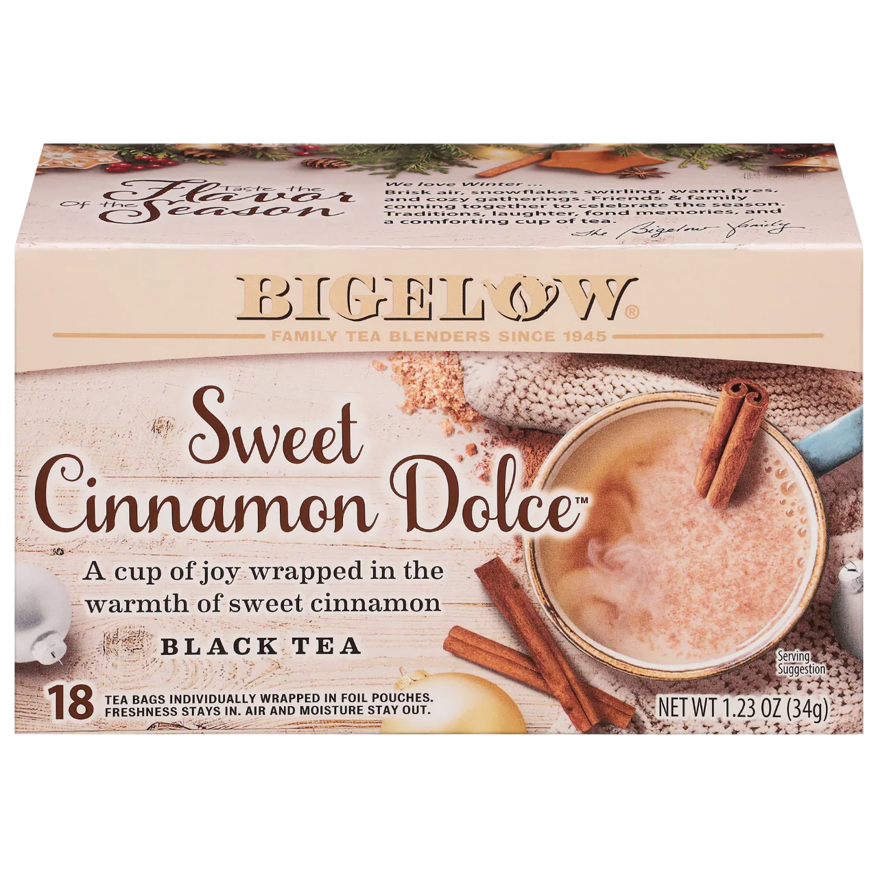 Sweet Cinnamon Dolce Black Tea (18 CT)