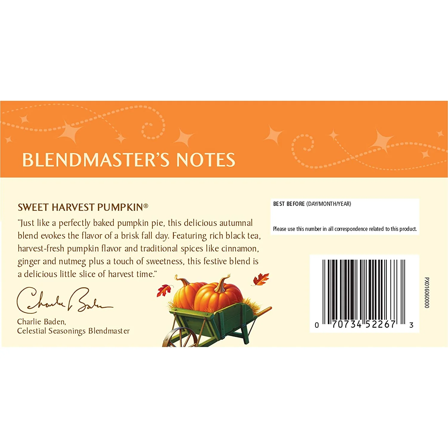 Sweet Harvest Pumpkin Black Tea - Image 2