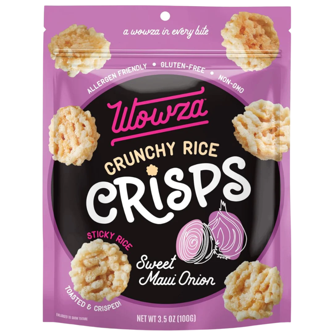 Sweet Maui Onion Crunchy Rice Crisps