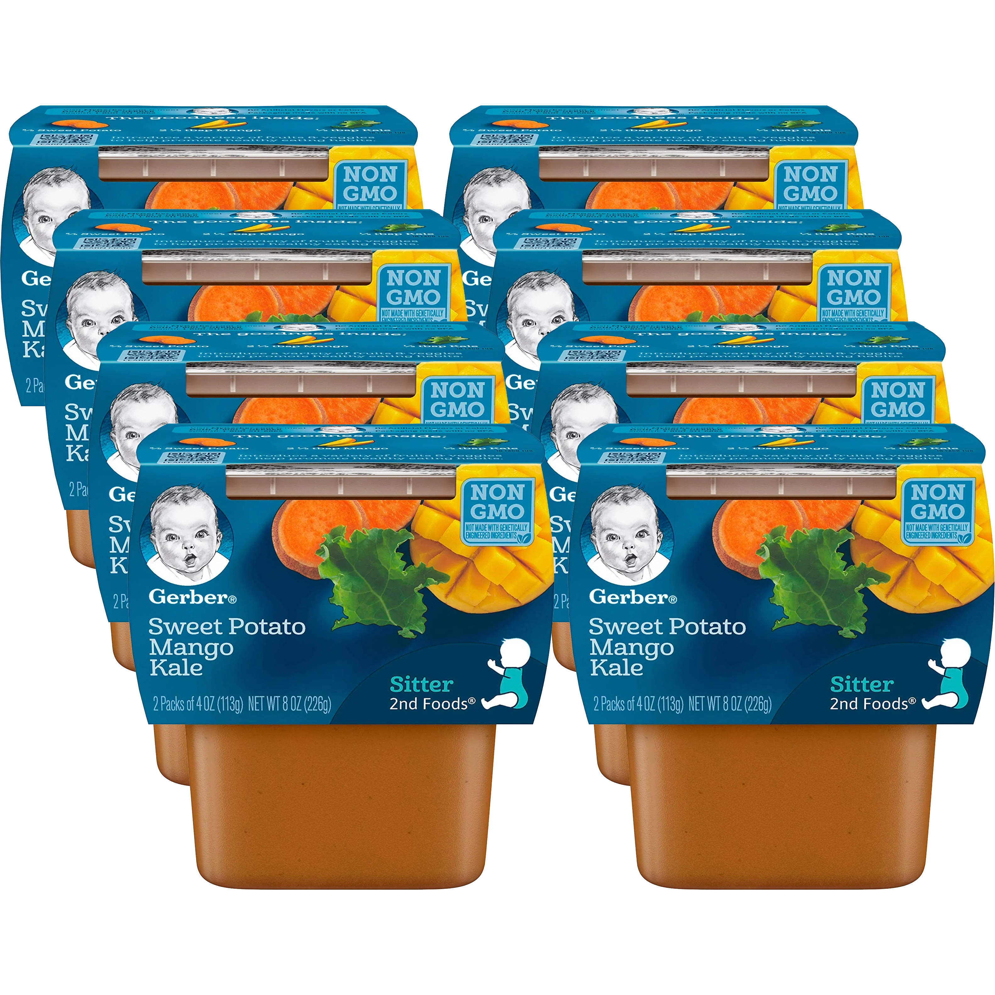 Sweet Potato Mango Kale (8 x 2 Pack)