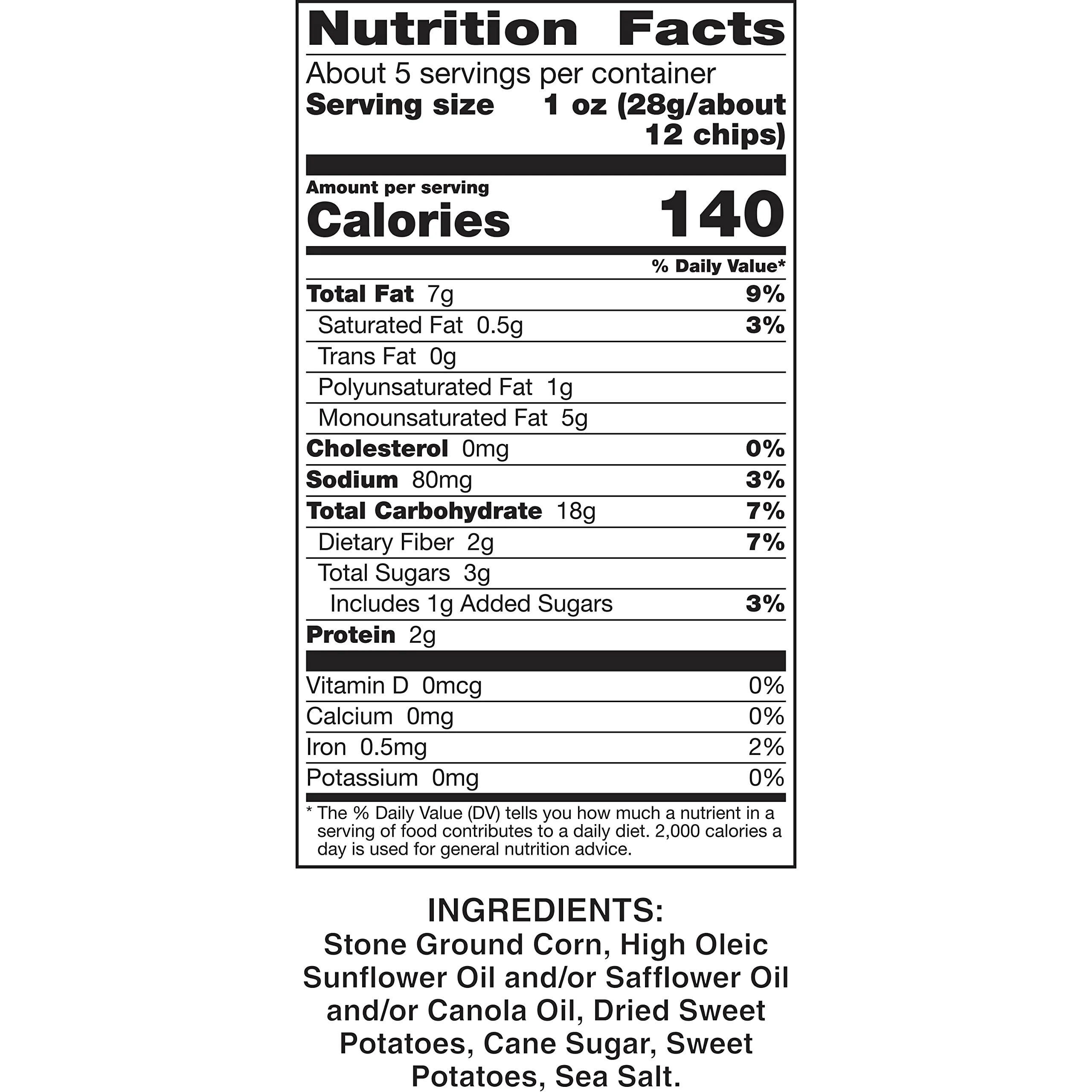 Sweet Potato Tortilla Chips - Image 3