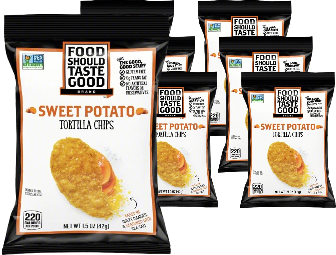 Sweet Potato Tortilla Chips (6 Pack)