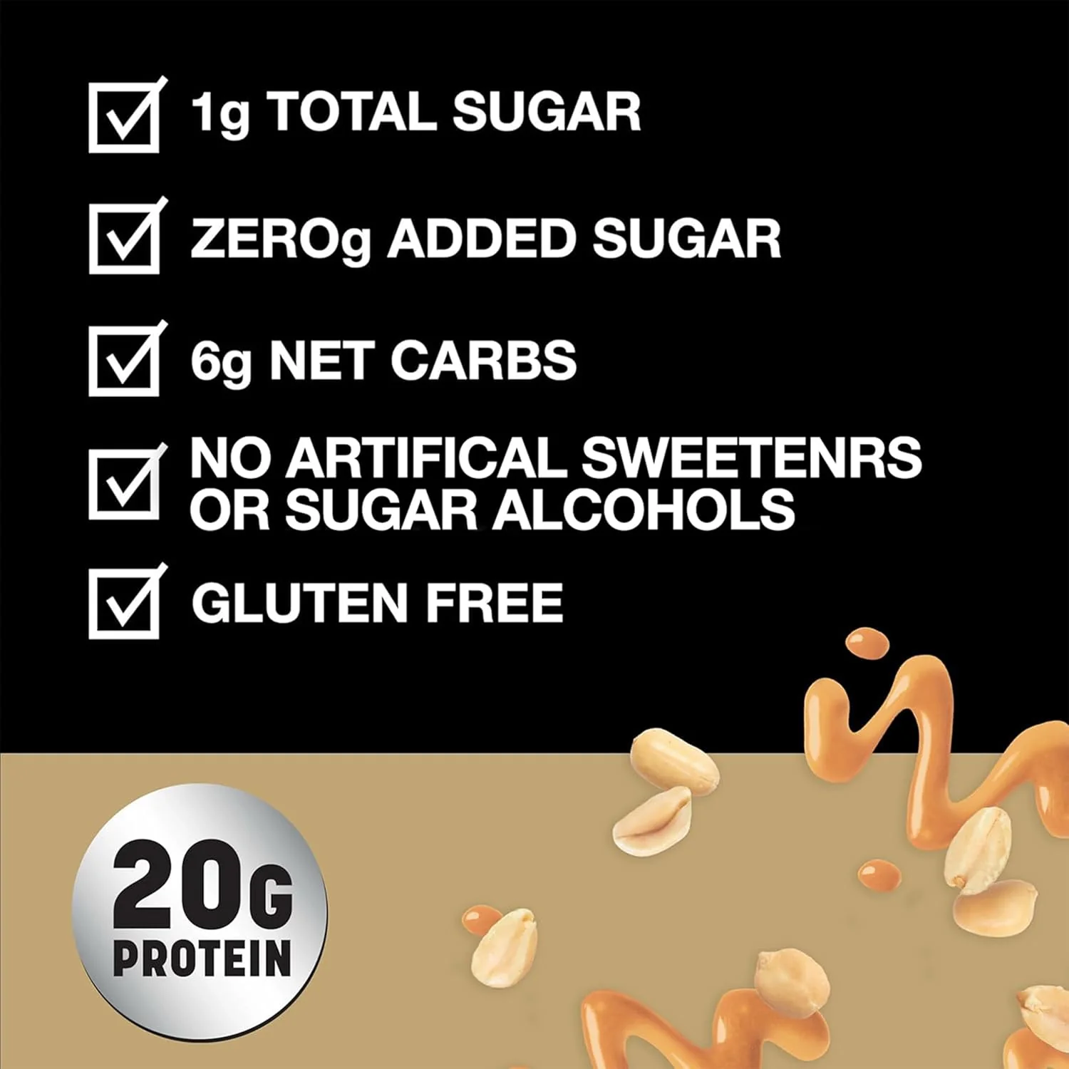 Sweet & Salty Caramel Peanut Crisp Protein Max Bar (12 CT) - Image 2