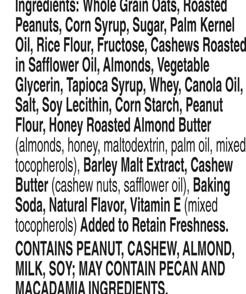Sweet & Salty Chewy Nut Granola Bars - Roasted Mixed Nut (6 CT) - Image 3