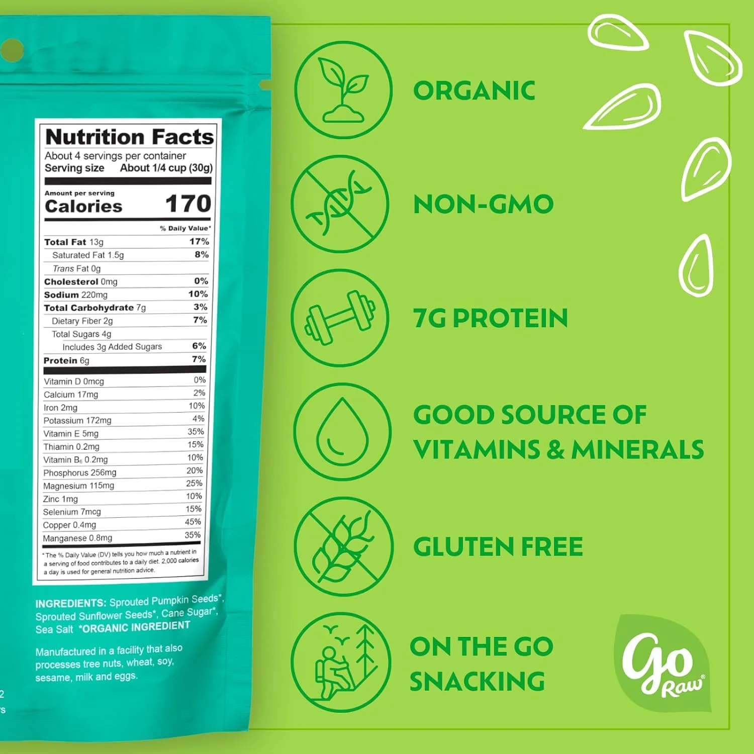 Organic Sweet & Salty Kettle Snacking Seeds - Image 5
