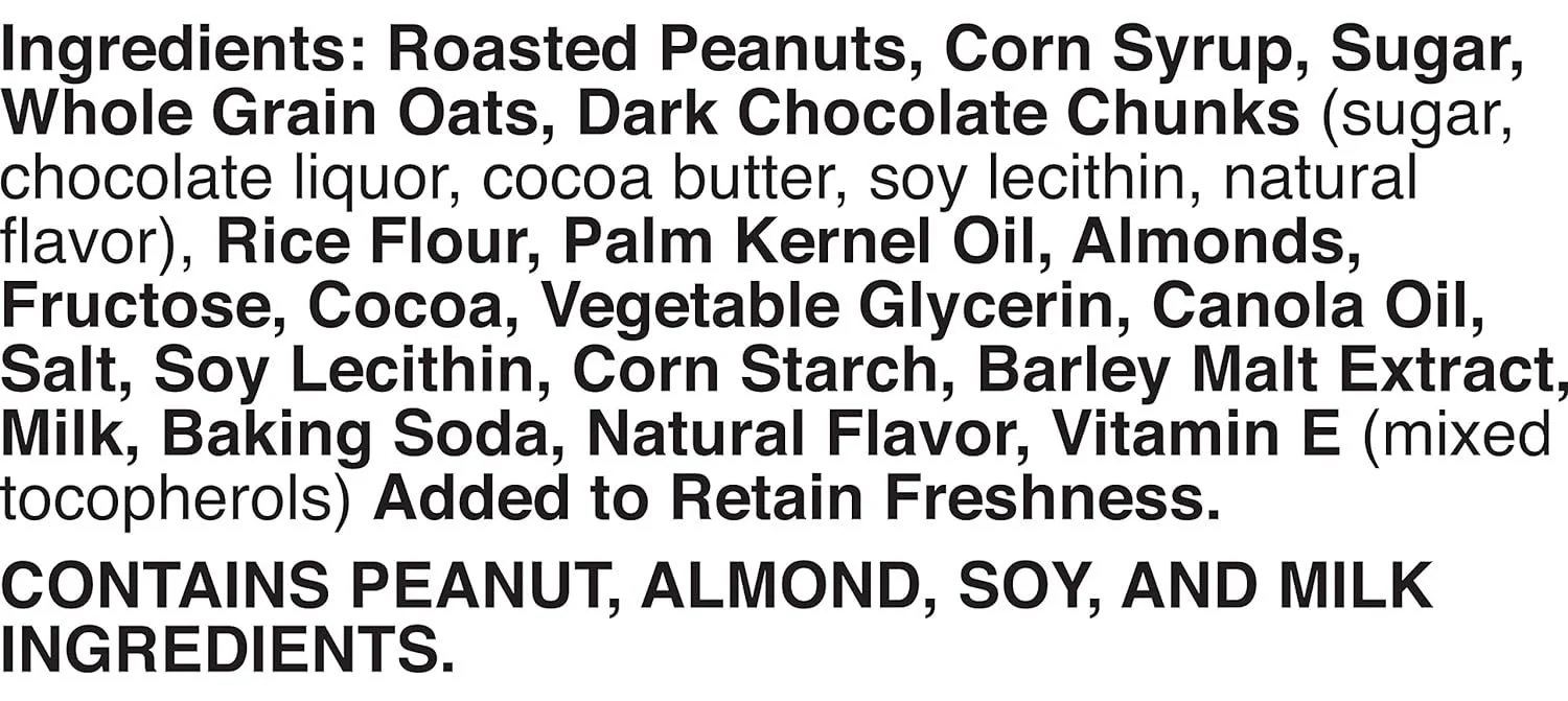Sweet & Salty Nut Chewy Granola Bars - Dark Chocolate, Peanut and Almonds (24CT) - Image 3