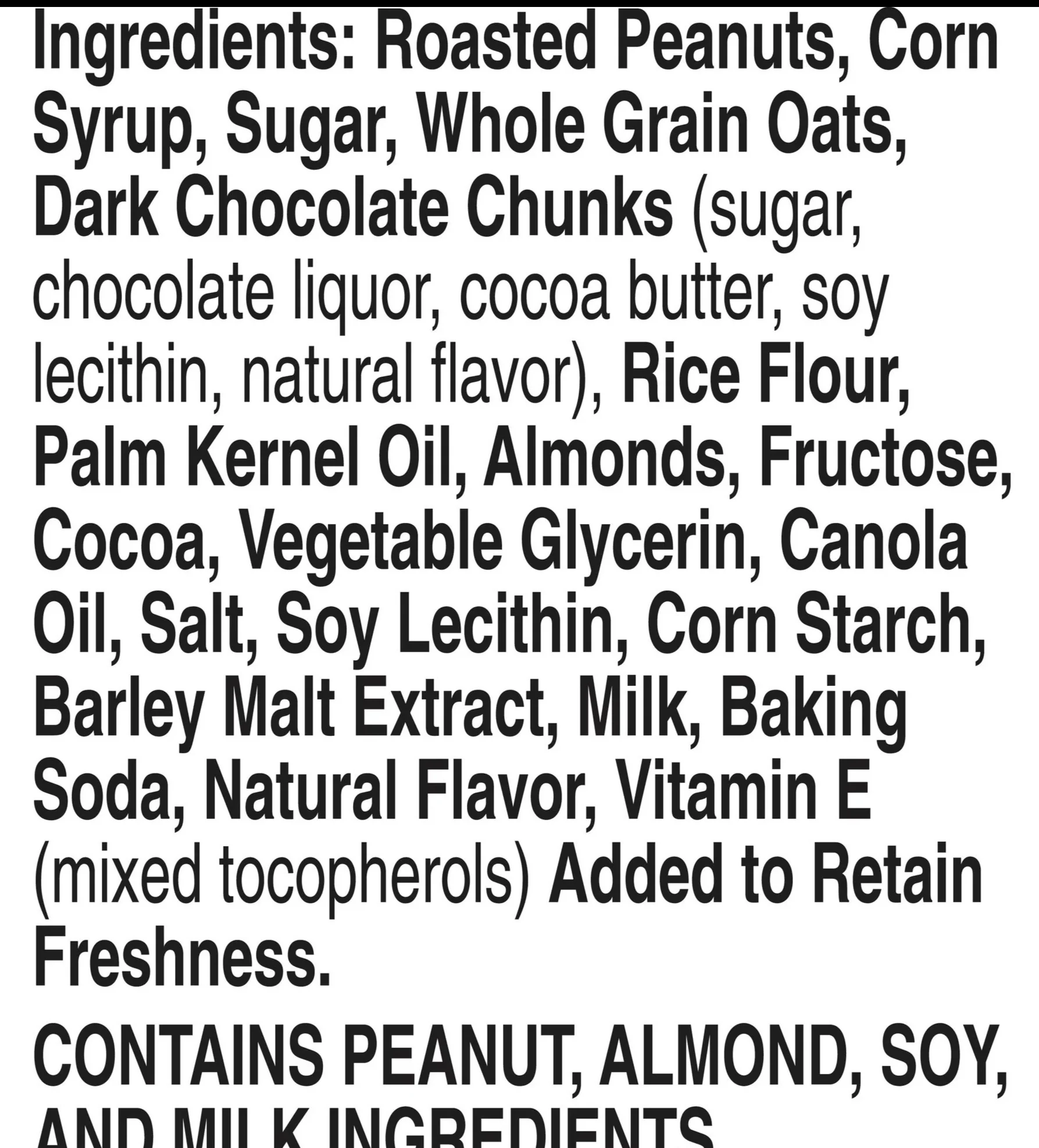 Sweet & Salty Nut Dark Chocolate, Peanut & Almond Granola Bars (6 CT) - Image 2