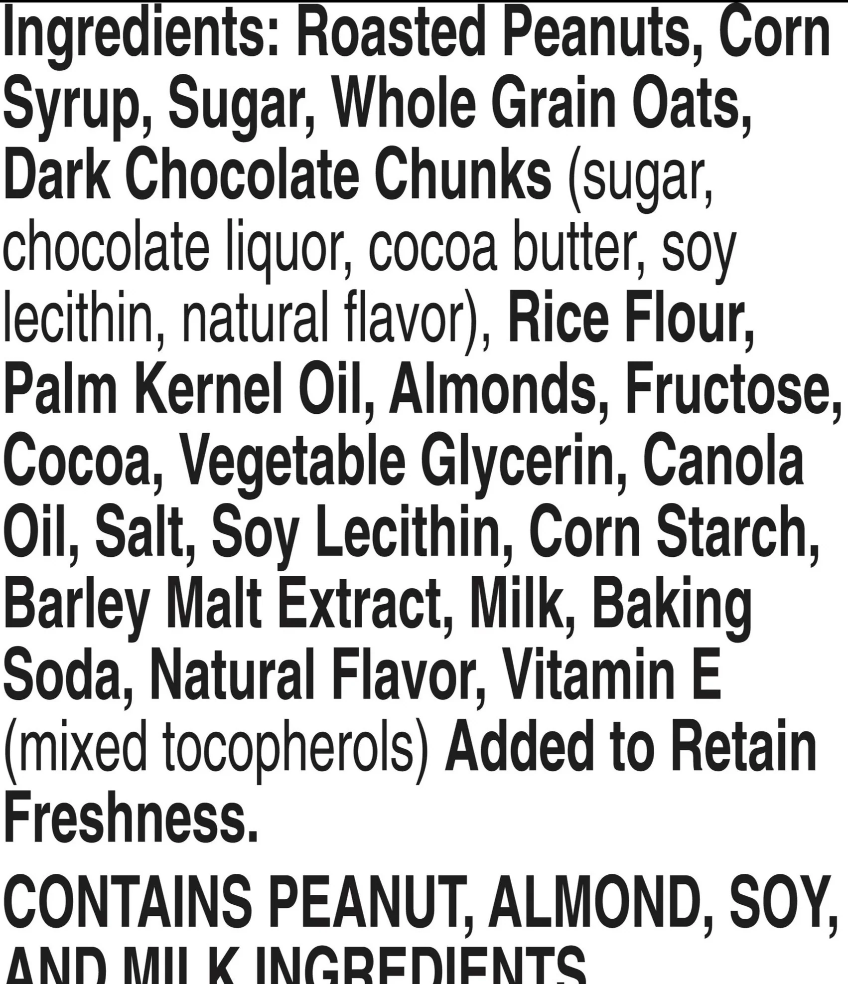 Sweet & Salty Nut Granola Bars Peanut Almond Dark Chocolate (6 CT) - Image 2