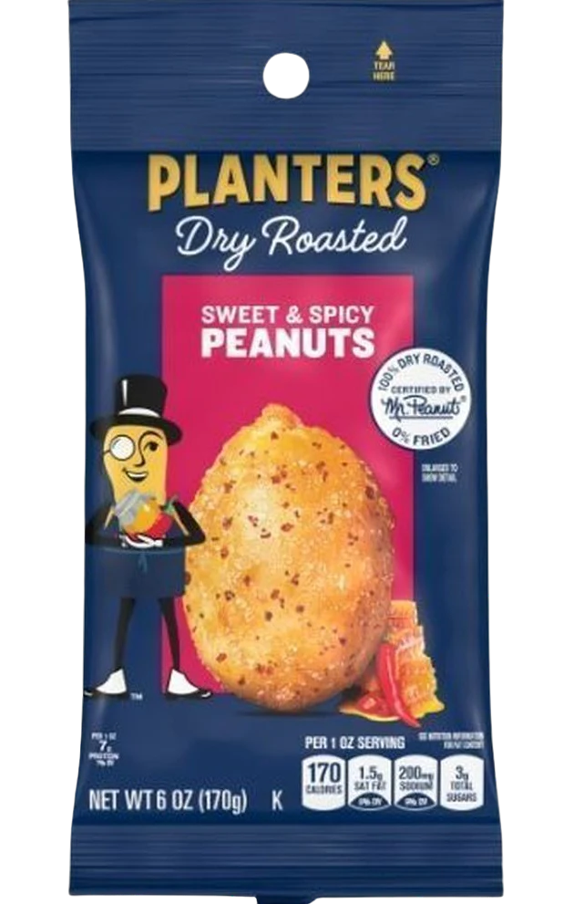 Sweet & Spicy Dry Roasted Peanuts (12 Pack) - Image 2
