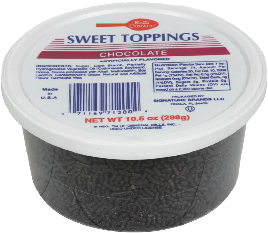 Sweet Toppings Chocolate Sprinkles
