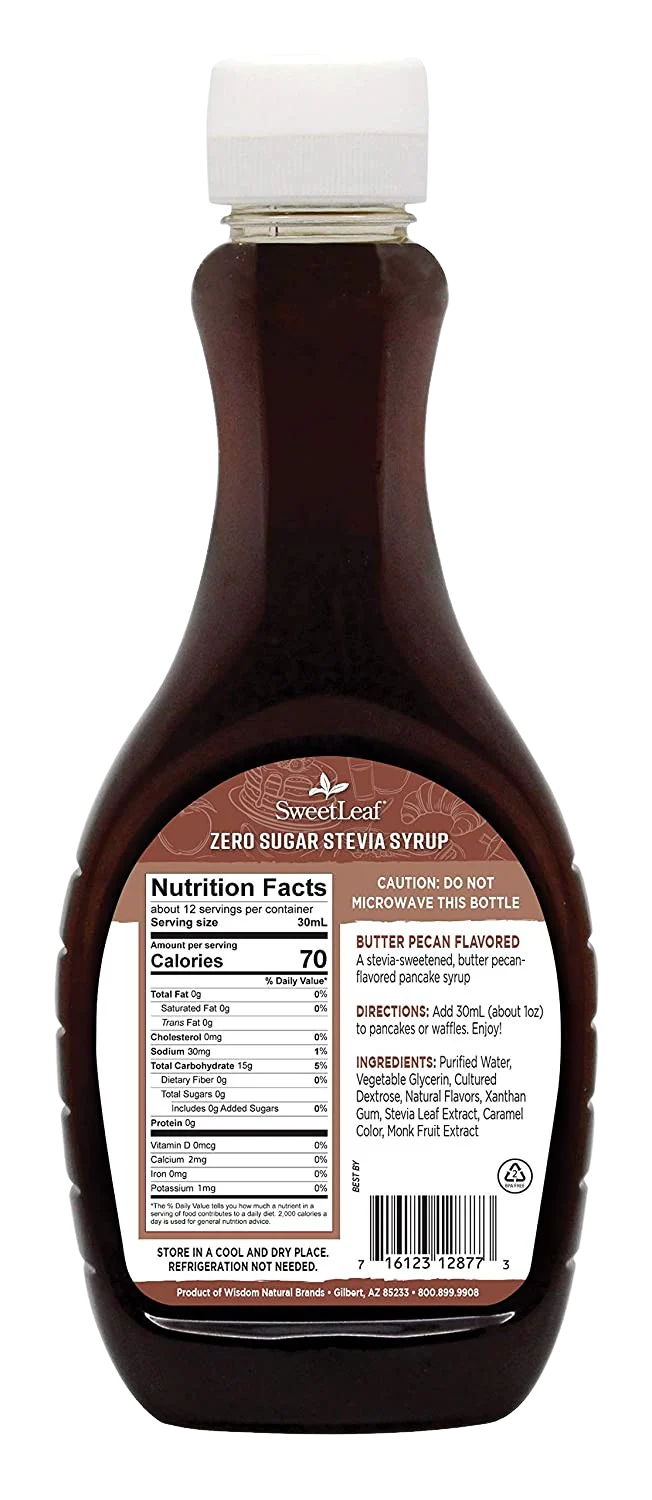 Syrup Stevia Butter Pecan - Image 2