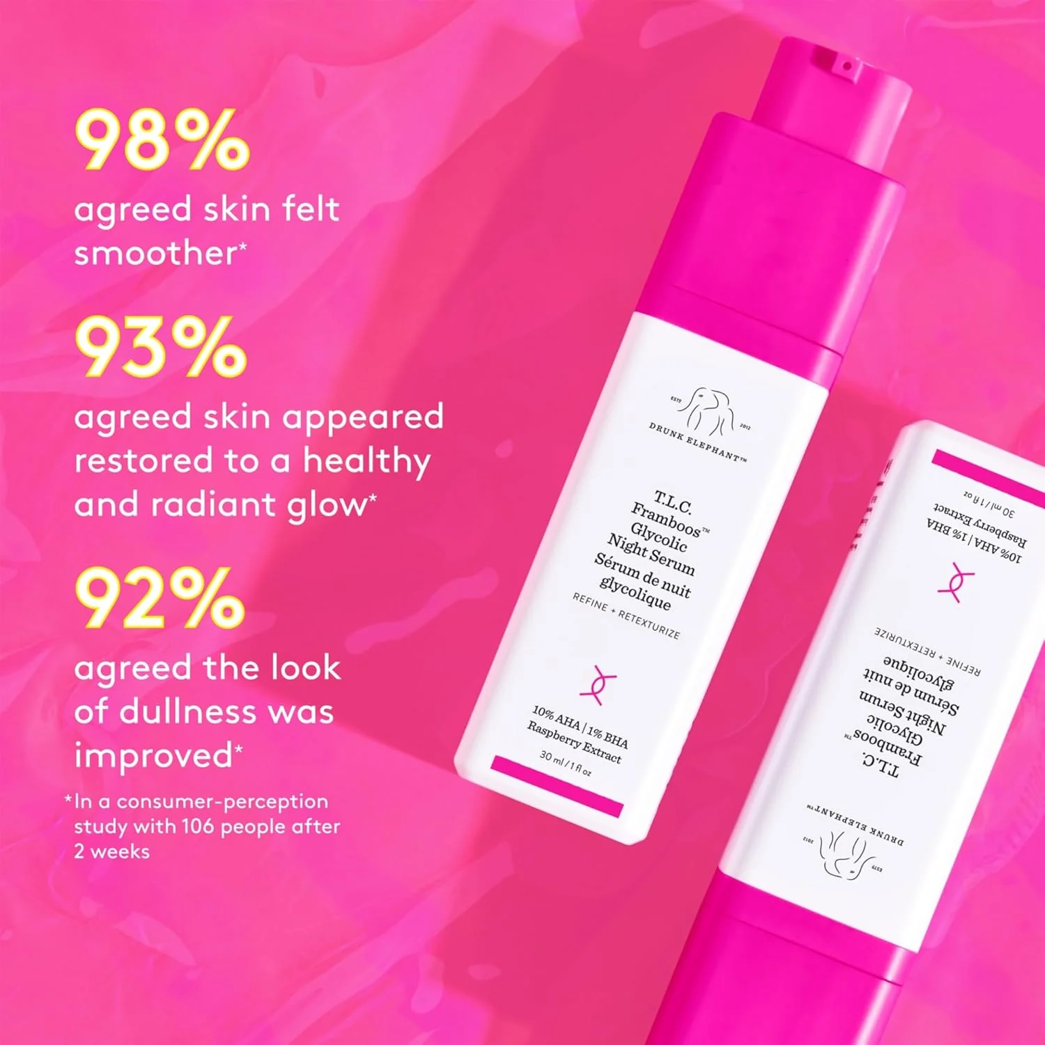 T.L.C. Framboos Glycolic Night Serum - Image 3