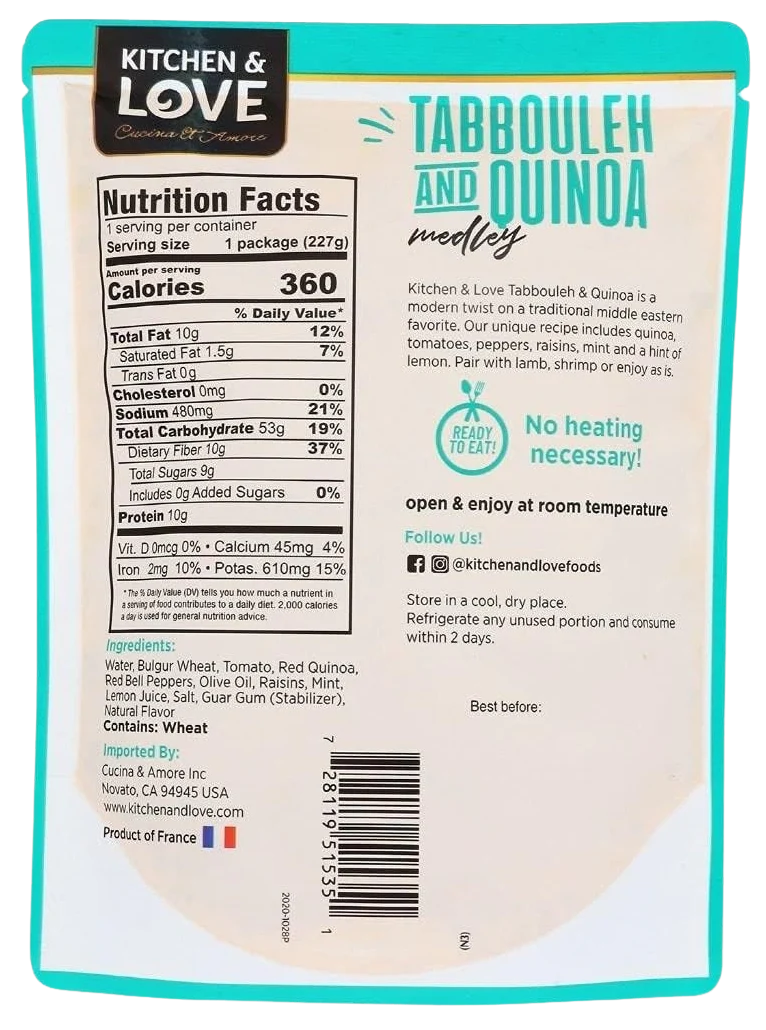 Tabbouleh & Quinoa Medley Pouch (6 Pack) - Image 4