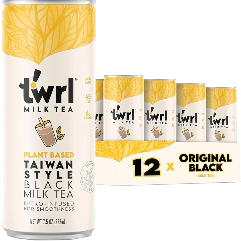 Taiwan Style Black Milk Tea (12 Pack)