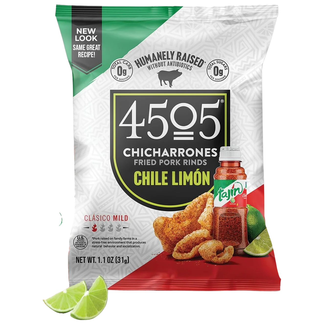 Tajin Lime Fried Pork Rinds (Snack Bag)