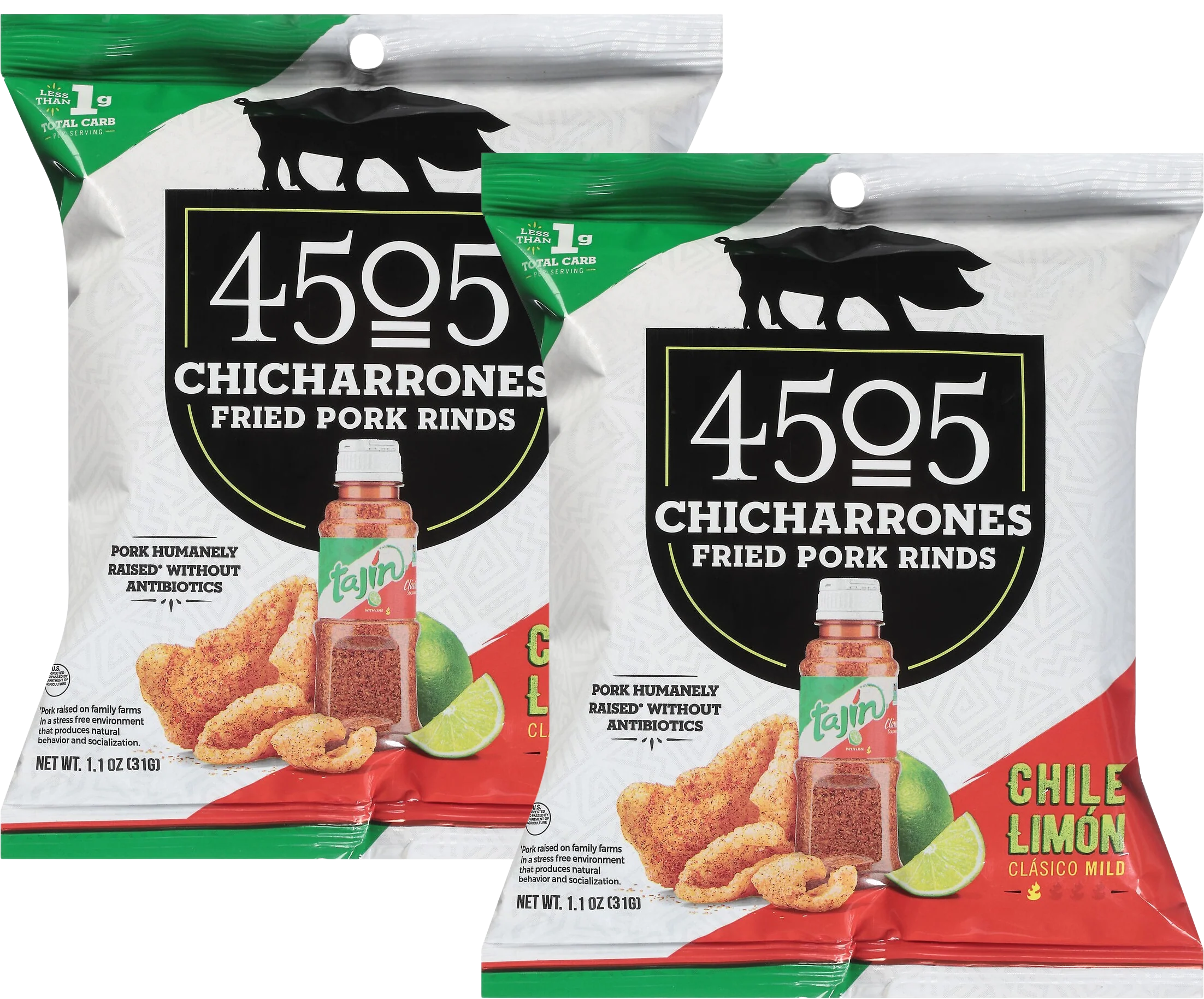 Tajin Lime Pork Rinds (2 Pack)