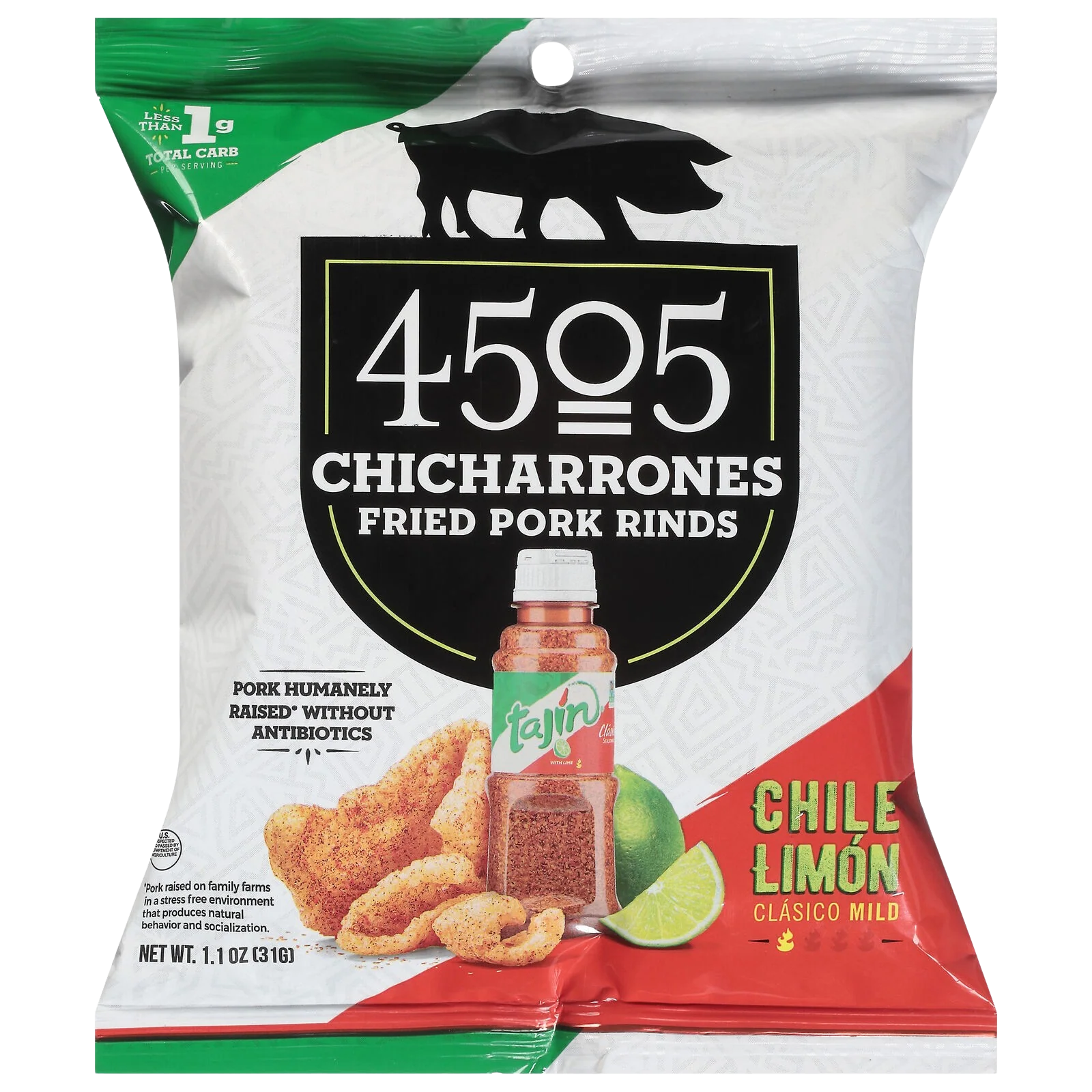 Tajin Lime Pork Rinds (2 Pack) - Image 2