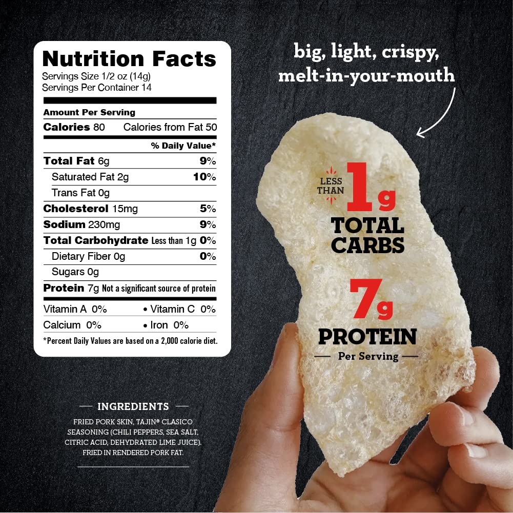 Tajin Lime Pork Rinds (2 Pack) - Image 5