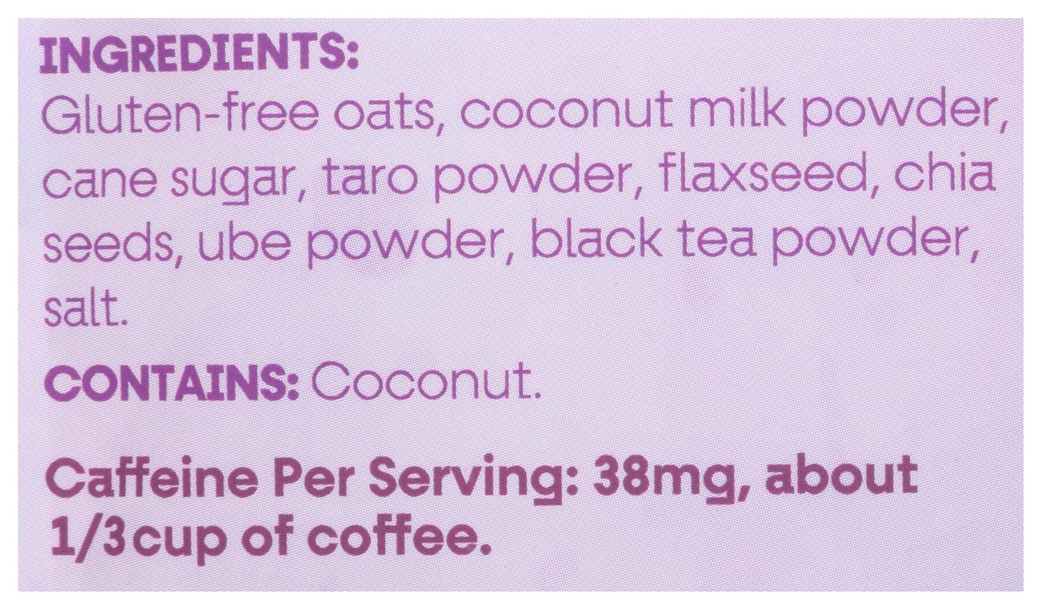 Taro Bubble Tea Oatmeal (5 Pack) - Image 3