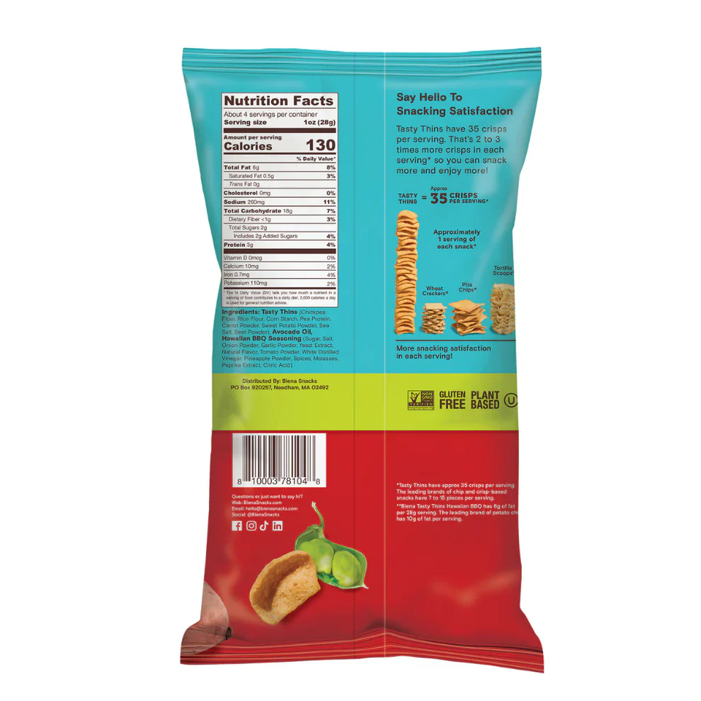 Tasty Thins Hawaiian BBQ - Image 2