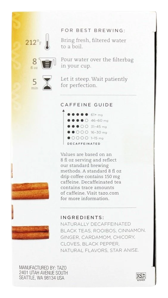 Tea Chai Decaf Black Tea - Image 4