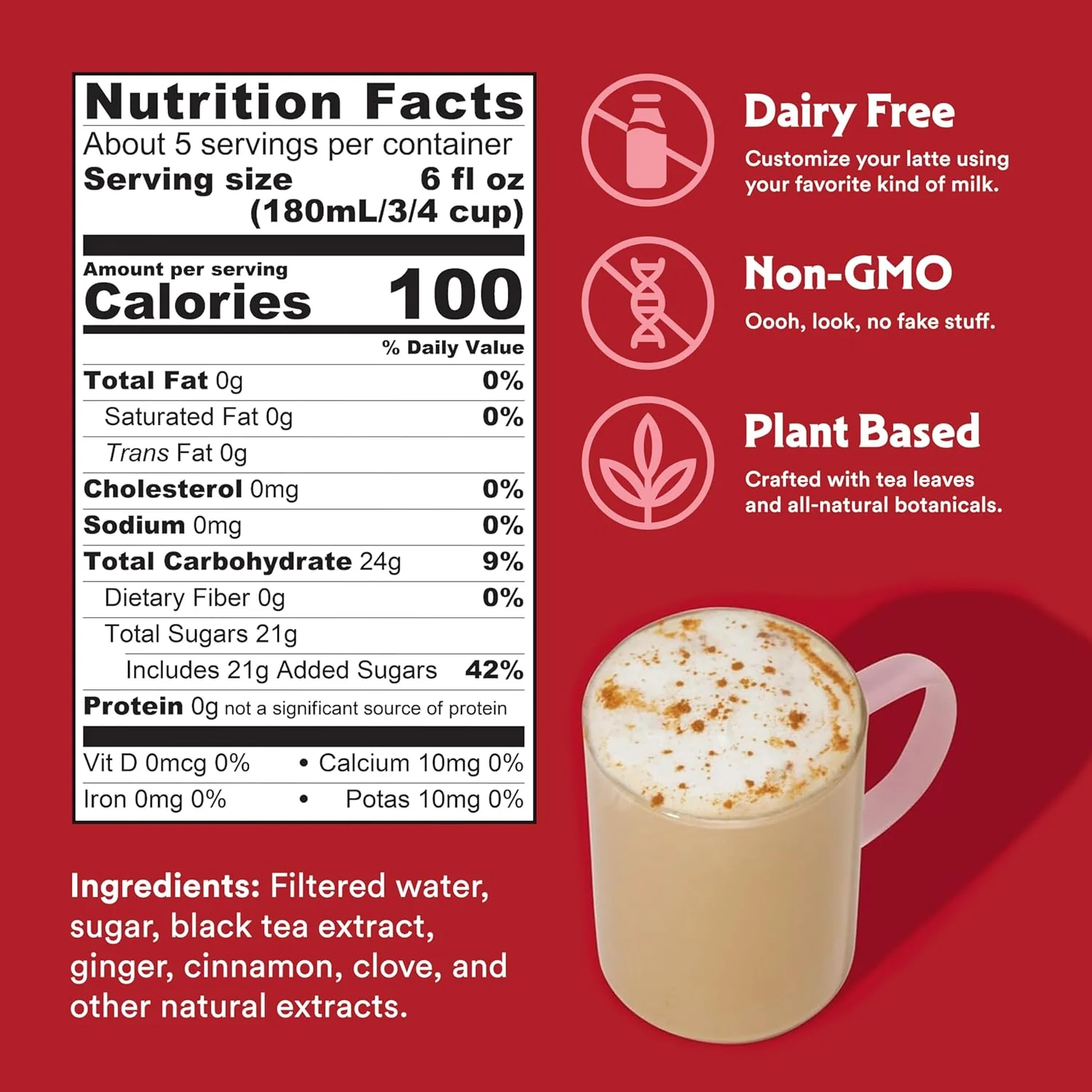 Double Spice Chai Tea Latte Concentrate - Image 2