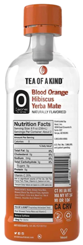 Blood Orange Hibiscus Yerba Mate Tea - Image 2