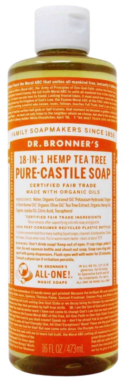 Tea Tree Pure-Castile Liquid Soap