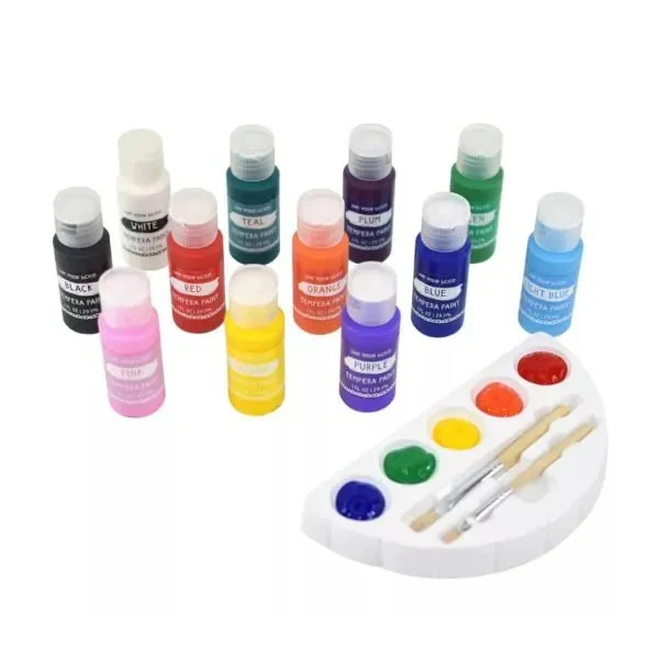 Tempera Paint Kit For Kids (12 CT) - Image 3