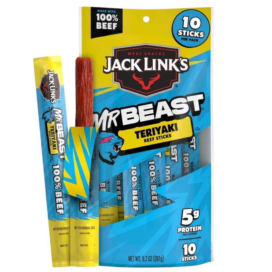 Mr Beast Teriyaki Flavor Beef Sticks - Image 2