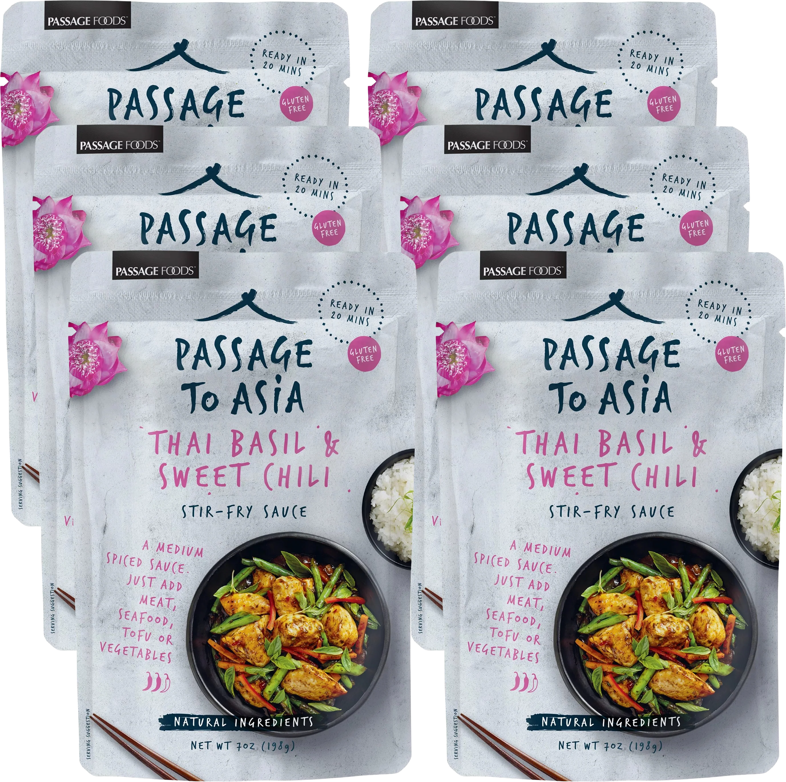 Thai Basil and Sweet Chili Stir-Fry Sauce (6 Pack)